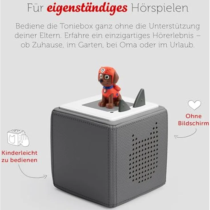 tonies Hörfiguren für Toniebox, PAW Patrol – Zuma, Hörspiel mit 4 Geschichten für Kinder ab 3 Jahren, Spielzeit ca. 51 Minuten – Bild 2