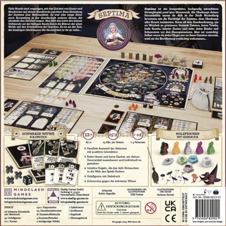 Skellig Games SKE48331 Kennerspiele, Aufbau eines Hexenzirkels mit unterschiedlichen Fähigkeiten, zugänglich, intuitiv zu spielen – Bild 2