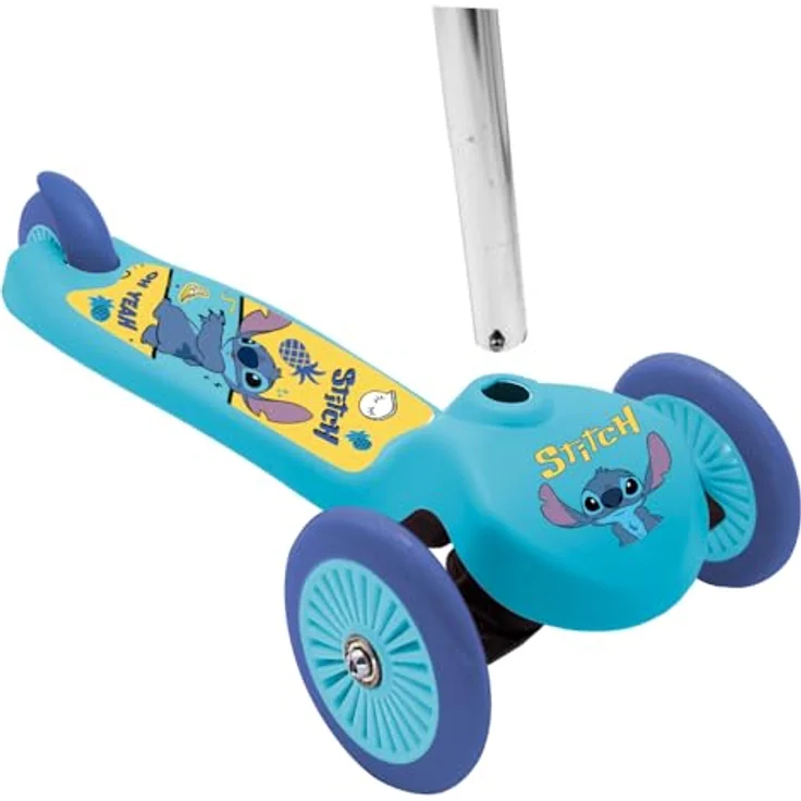 Seven 3-RAD SCOOTER STITCH, Kinder-Scooter mit Lean-to-Steer-Lenkung, rutschfestem Deck und Hinterradbremse, klappbar und leicht – Bild 2