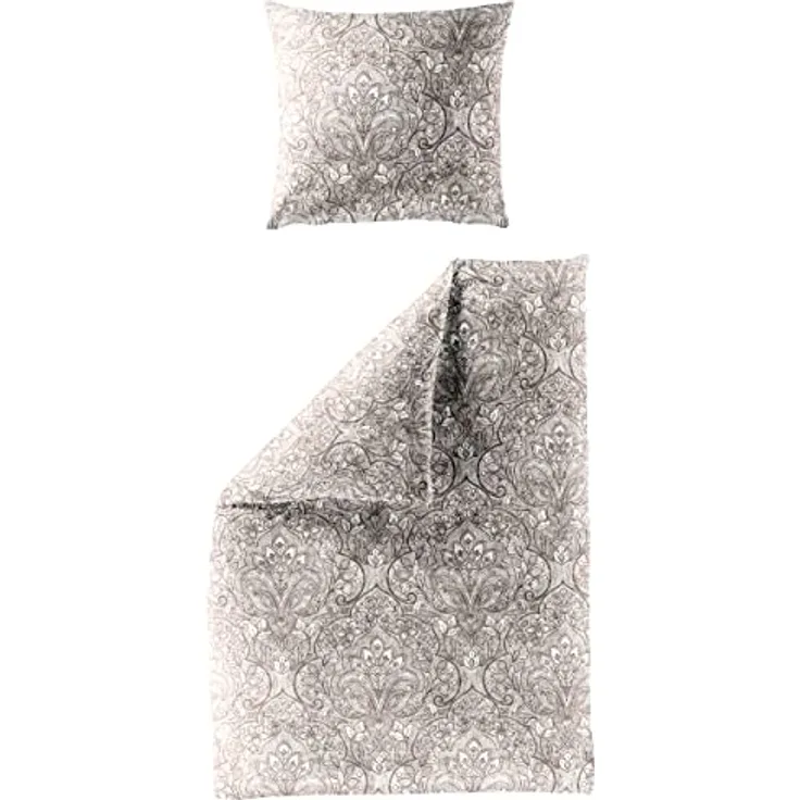 Bierbaum Bettwäsche 3369, Mako-Satin, Made in Germany (155 x 220 cm)