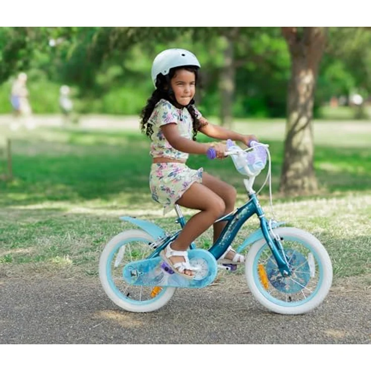 Huffy Disney Die Eiskönigin Frozen 16" Kinderfahrrad für 5-7 Jahre - Blau – Bild 2