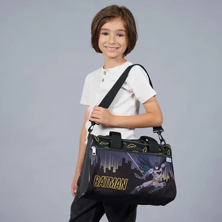 Scooli Sporttasche 35 cm, schwarz, 100% Polyester, kompakt und leicht, ideal für Kinder – Bild 4