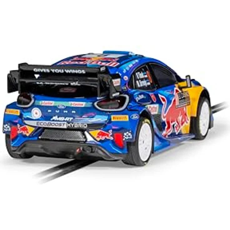 Scalextric C4501 1:32 Ford Puma Rally1 MC 2023 HD Slotcar - Rennbahnauto mit detailgetreuem Design und integrierter Fahrerfigur – Bild 4