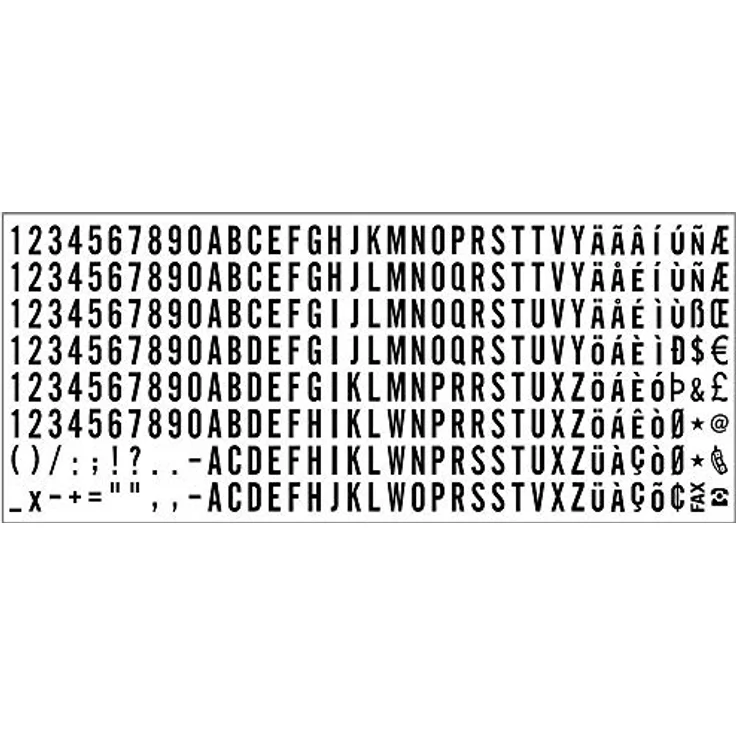 TRODAT Stempel Printy 4913 Typomatic, Textstempel mit Textplatte zum Selbersetzen, selbstfärbend, schwarz – Bild 5