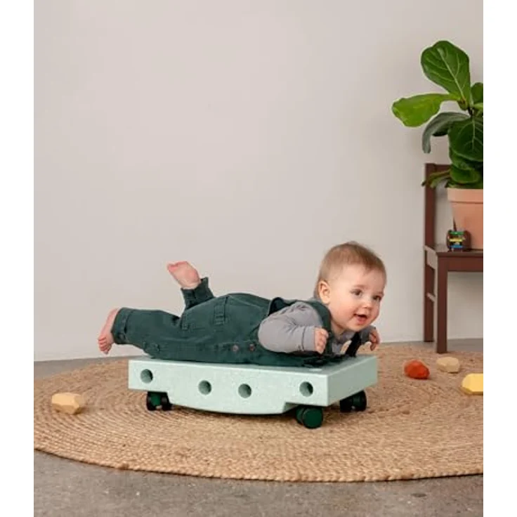 Modu 14 tlg. Baukasten Starter-Set Curiosity, altersweise motorische Förderung für Kinder von 0-6 Jahren, Ocean Mint / Forest Green – Bild 7