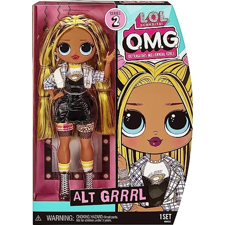 LOL Surprise OMG House of Surprises Serie 2 Modepuppe - ALT GRRRL - Inklusive Accessoires und Puppenständer - Zum Sammeln - Für Kinder ab 4 Jahren – Bild 5