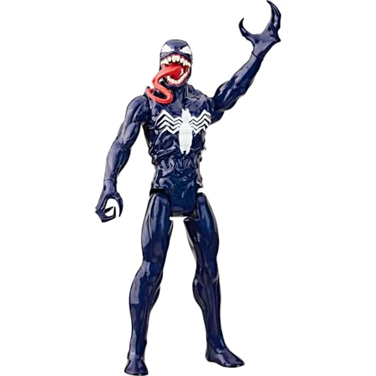 Marvel Spider-Man VenomVersus Titan Hero Serie, Venom Action-Figur 30 cm mit 5 beweglichen Punkten und exklusiver Verpackung