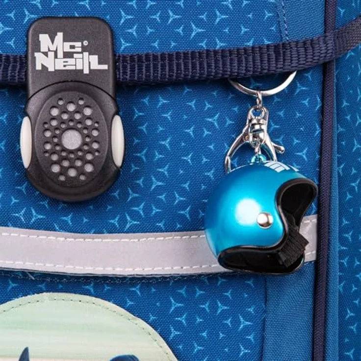 McNeill Schulranzen Tenero Tetra, 5-tlg. Set mit Federmäppchen, Turnbeutel, Schlamperrolle, reflektierendem Magnetschloss und ClickFlex Rückensystem – Bild 8
