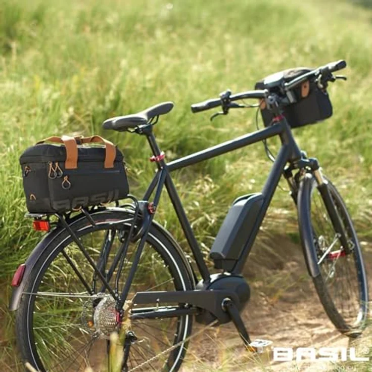 Basil Gepäckträgertasche MIK Miles black slate wasserdicht Größe 31x20x23cm 7 ltr. – Bild 7