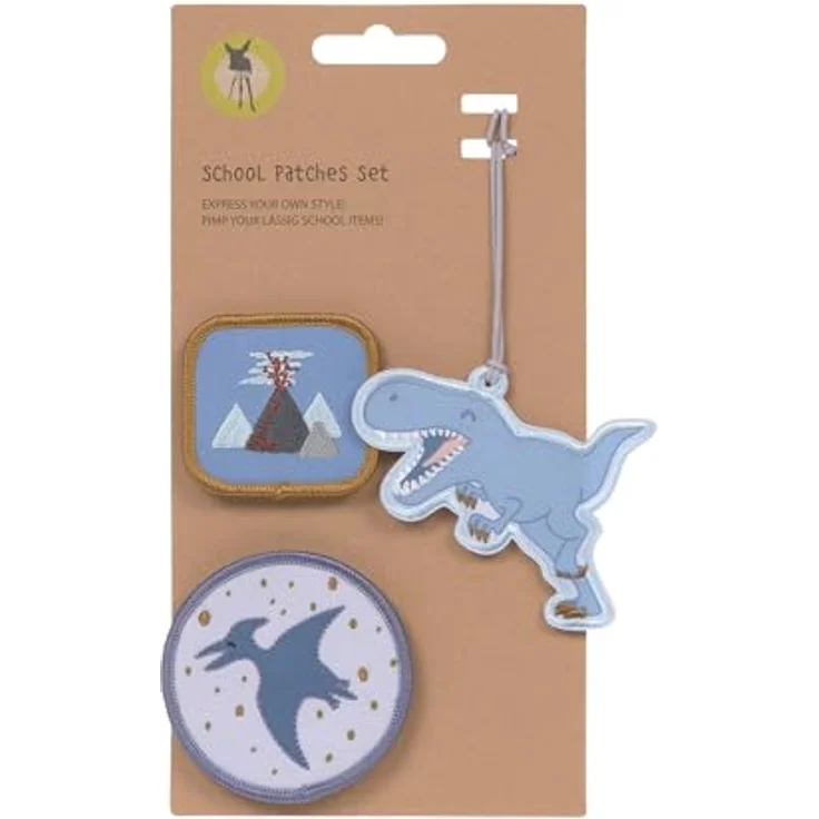 Lässig Schul-Patches Set Dinosaurier – Bild 2