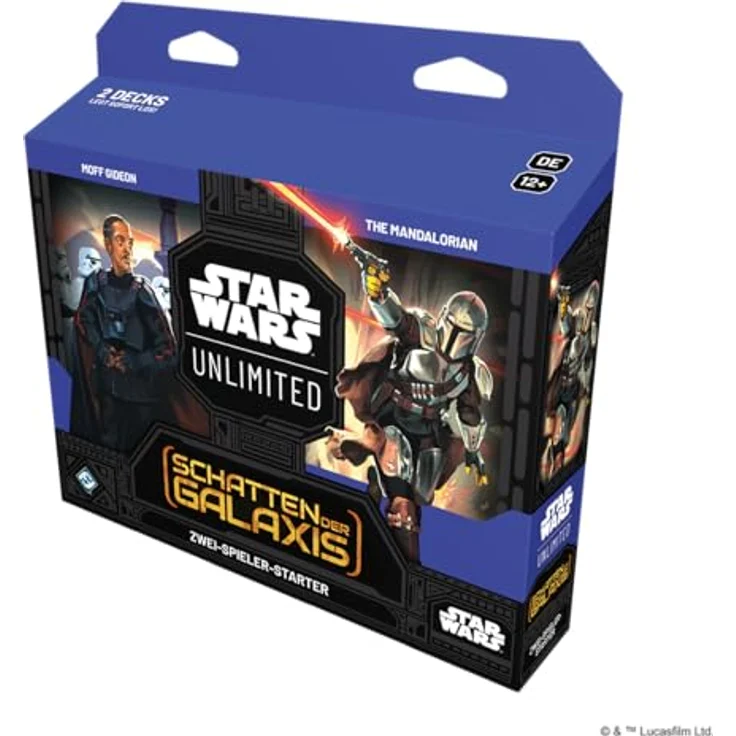Fantasy Flight Games Star Wars Unlimited - Schatten der Galaxis (Zwei-Spieler-Starter) (Deutsch) - Trading Card Game mit vorgefertigten Decks, Mandalorianer und Moff Gideon. – Bild 3