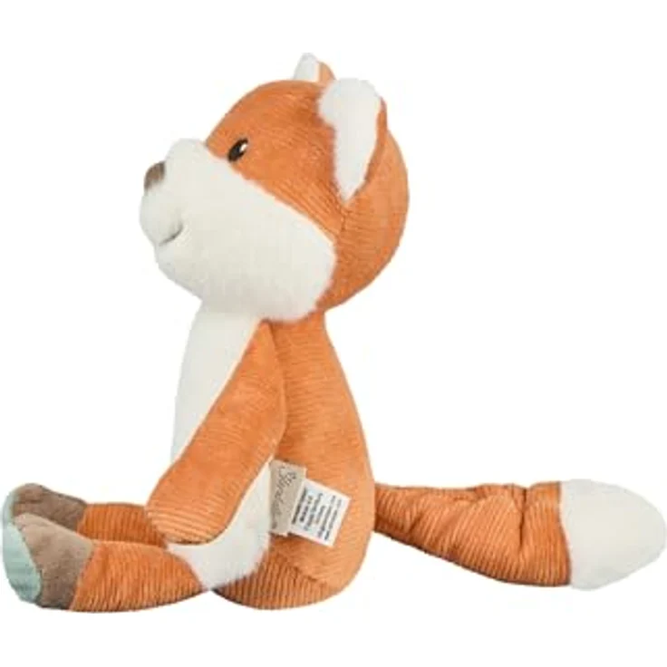 Sterntaler Kuscheltier M Fuchs Filou, Plüschtier aus weichem Flausch & Cord mit Rassel, rost, 24 cm, babyspielzeug ab Geburt, pflegeleicht und waschbar – Bild 4