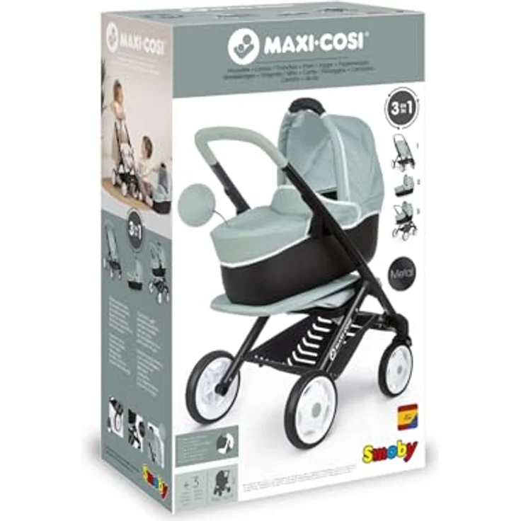 Smoby SMOBY Maxi Cosi Quinny 3in1 Doll Stroller Deep Stroller Gondola Stroller – Bild 5