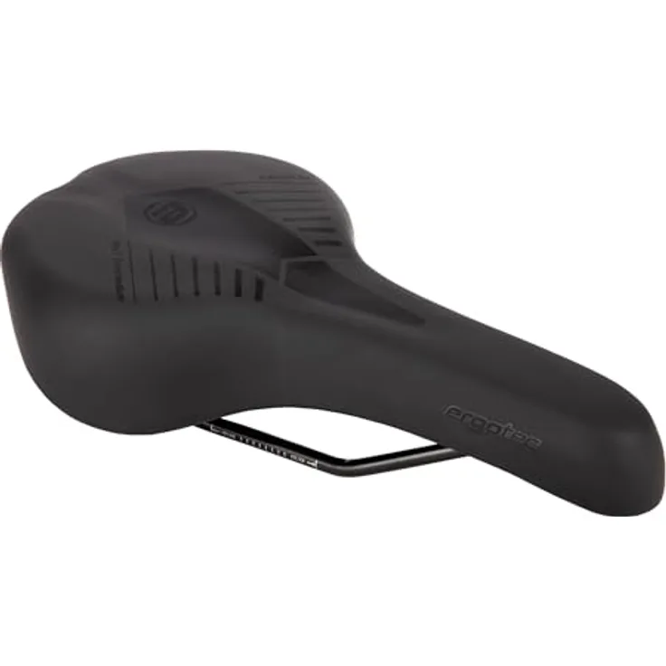 ergotec Sattel Active M, medium schwarz - Stahlgestell, sportliche Sitzposition