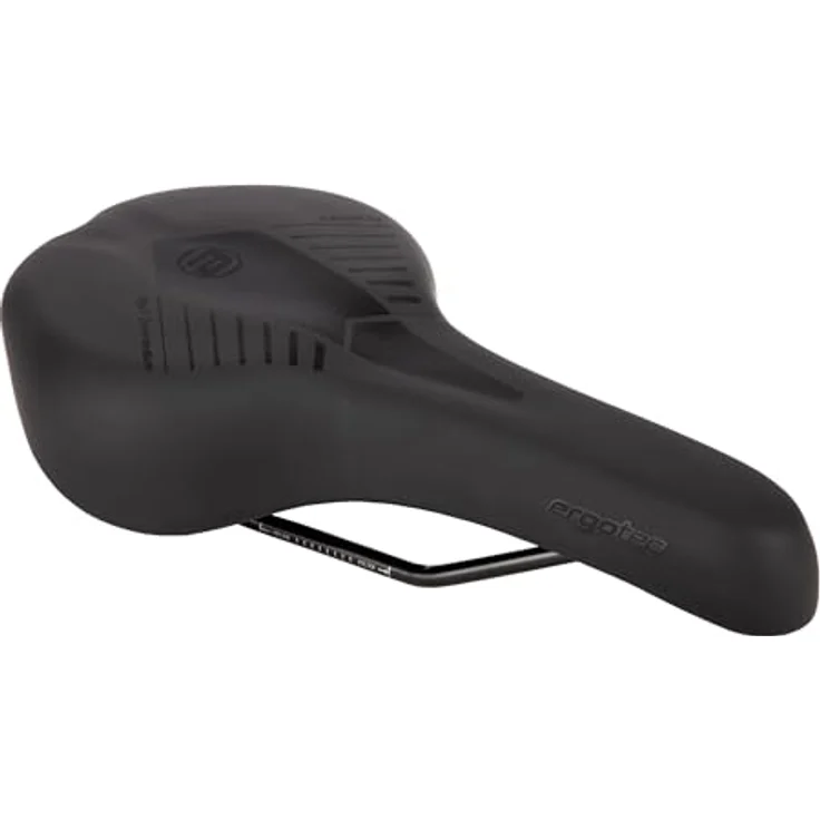 ergotec Sattel Active M, medium schwarz - Stahlgestell, sportliche Sitzposition