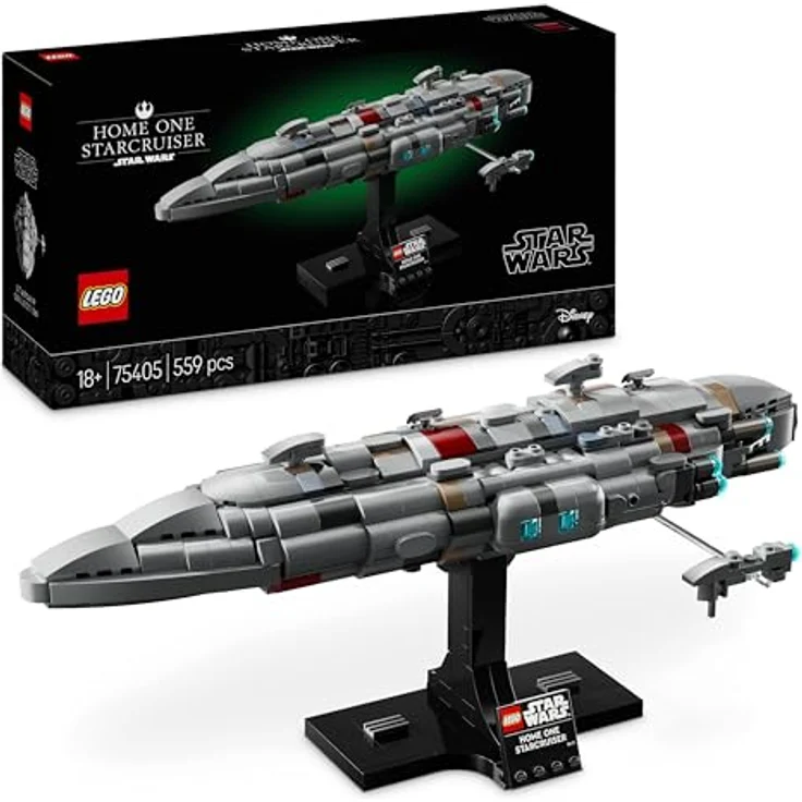 LEGO Star Wars 75405 Home One Starcruiser - Fantasie Set und Sammlerstück in Die Rückkehr der Jedi Ritter - Bauset für Erwachsene & Jugendliche Fans – Bild 1