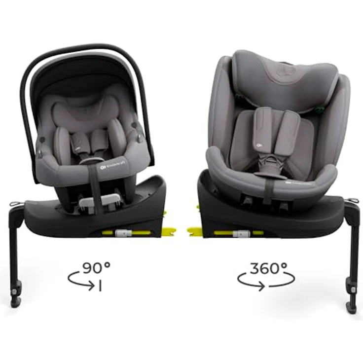 Kinderkraft Endura Safe Modular System, 3-in-1 Babyschale I-LITE, Kindersitz I-FIX ENDURA SAFE und Isofix Basis, für Kinder von 0 bis 12 Jahre, i-Size konform – Bild 5