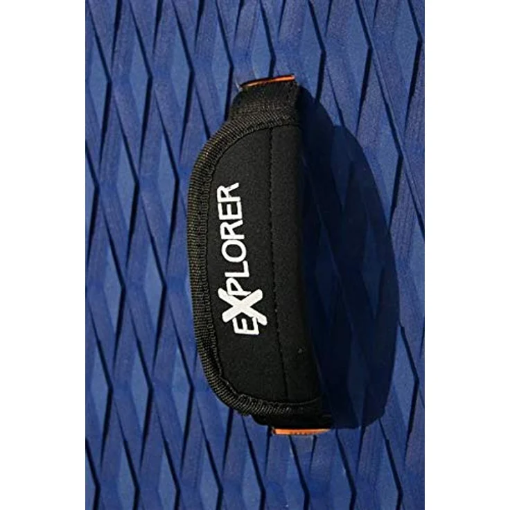 EXPLORER ISUP ALF2, aufblasbares Stand Up Paddle Surfboard, 320 cm mit DTEX-1000D-Dropstitch-Technologie, 6"/15cm dick, D-Ringe für Kajak-Sitz und Leash, optimierte Rockerlinie, Neopren-Tragegriff – Bild 3