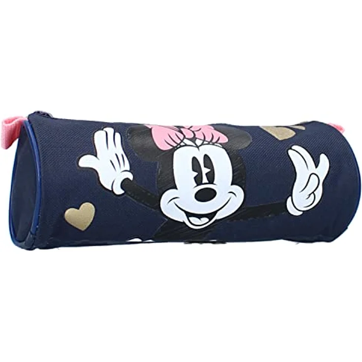 Disney Minnie Mouse Federmäppchen „Deluxe“, Etui für Mädchen mit charmantem Design, Maße 7 x 21 x 7 cm – Bild 1