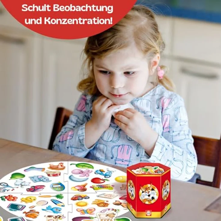 Educa - Schlaufuchs Kleiner 36 Bilder | Lernspiel | Familienspiel | Visuelle Wahrnehmung und Reflexe schärfen | Ab 2 Jahren – Bild 5