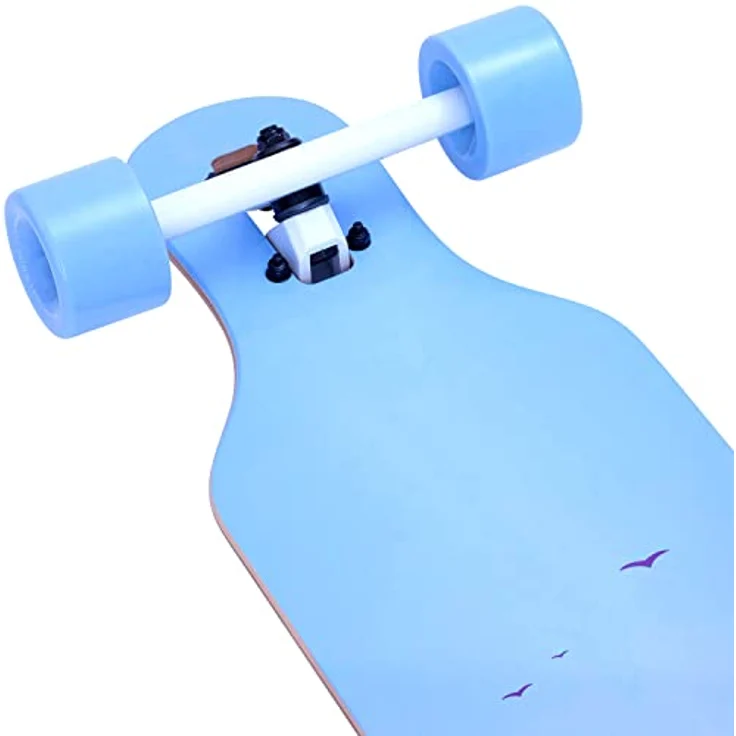 Apollo Longboard Special Edition Komplettboard inkl. T-Tool, mit High Speed ABEC Kugellagern, Drop-Through Freeride Skaten Cruiser Boards – Bild 5
