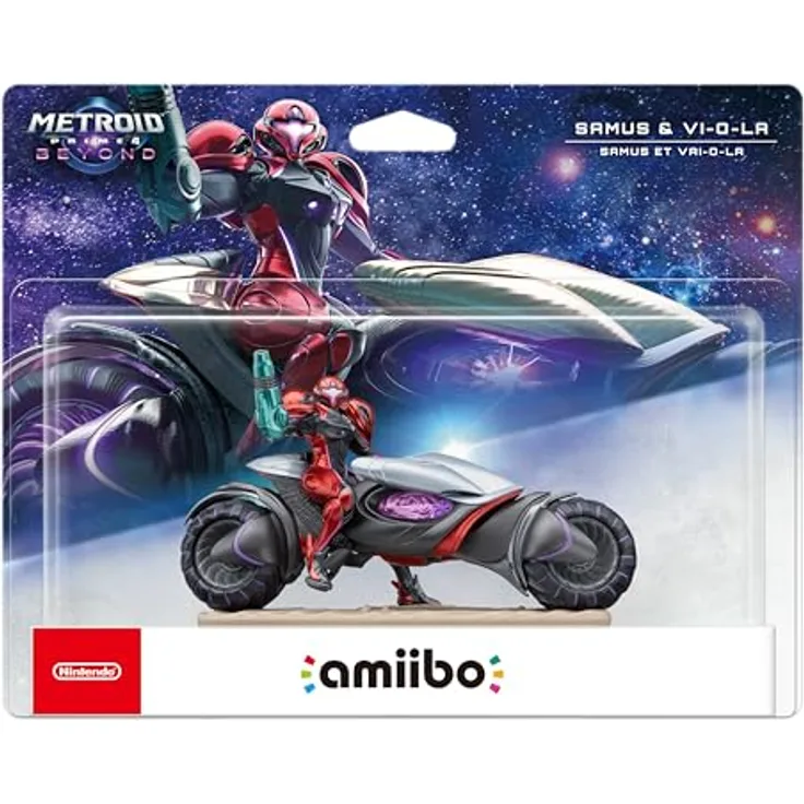 Nintendo Switch Samus & Vi-O-La Figur, Actionfigur im Vi-O-La-Anzug aus Metroid Prime 4