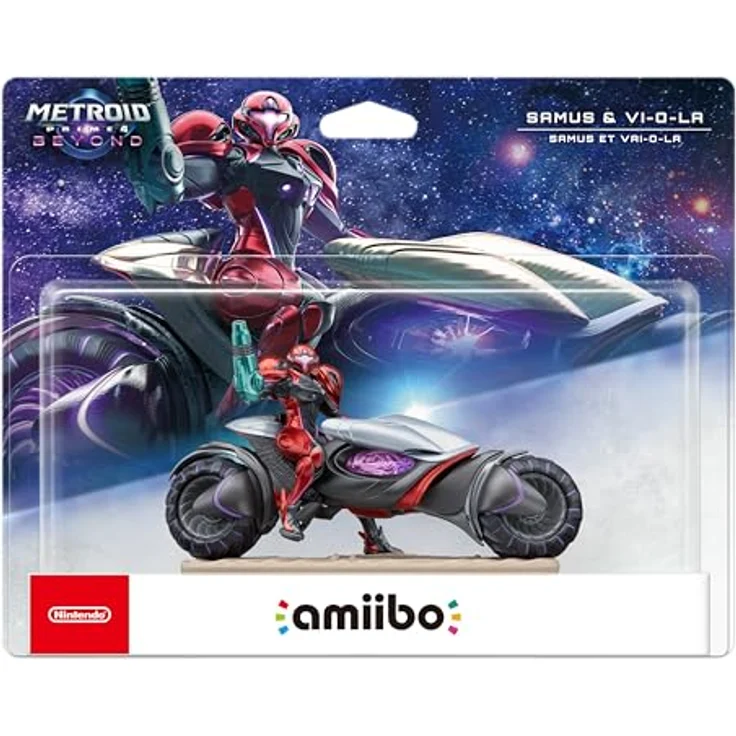 Nintendo Switch Samus & Vi-O-La Figur, Actionfigur im Vi-O-La-Anzug aus Metroid Prime 4 – Bild 1
