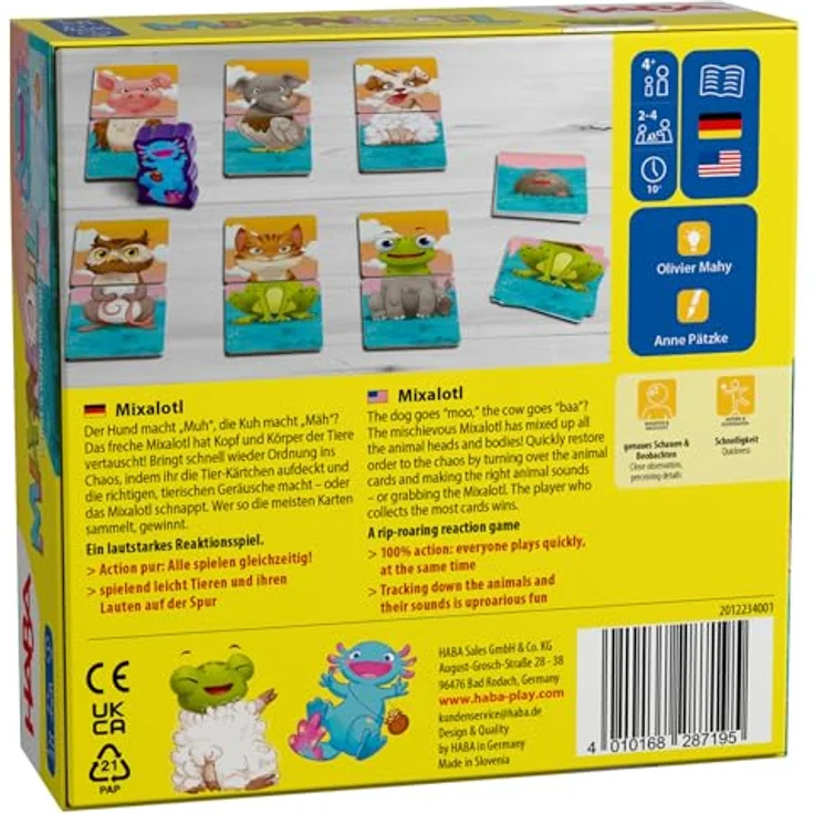Haba Mixalotl_DE 2, Brettspiel für schnelle Reaktion und Geräuschspaß für Kinder – Bild 9
