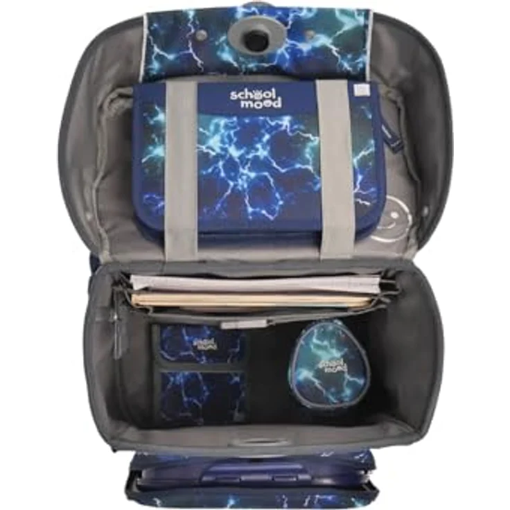 SCHOOL-MOOD® Schulranzen Champion Maxx Pro, Farbe Felix, ergonomischer Schulrucksack mit großzügigem Stauraum – Bild 7