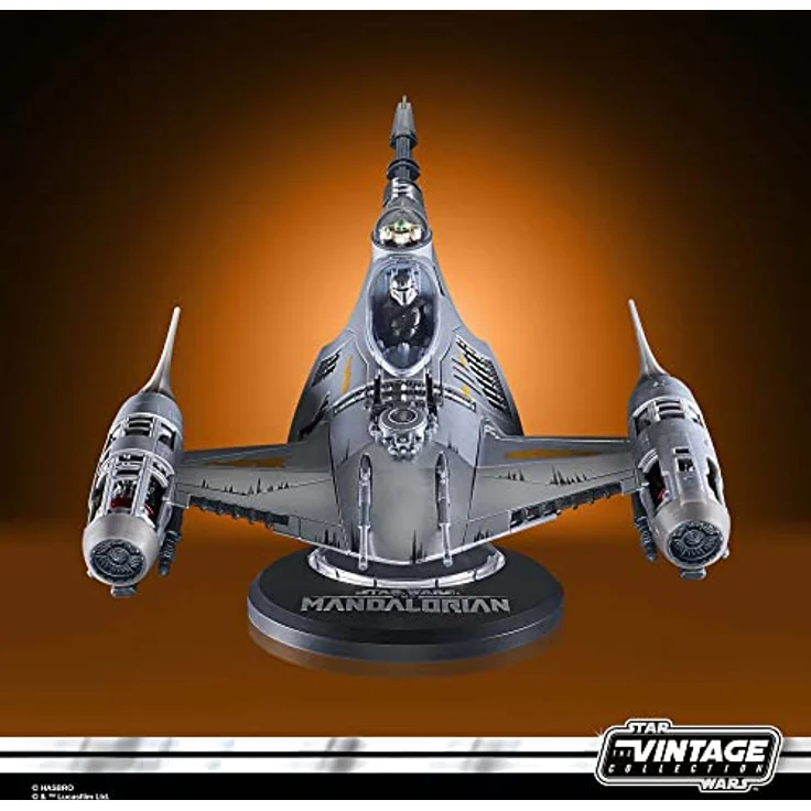 Star Wars The Vintage Collection Mandalorian's N-1 Starfighter, Action-Figur (9,5 cm) mit Zubehör und Flugständer – Bild 3