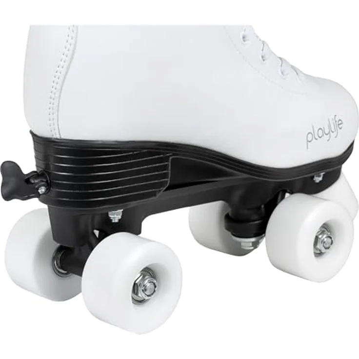 Playlife Roller Skates Classic White, größenverstellbar, Weiß für Kinder, 54mm/80A Rollen, ABEC 5 Kugellager, Art. nr.: 880244 – Bild 5