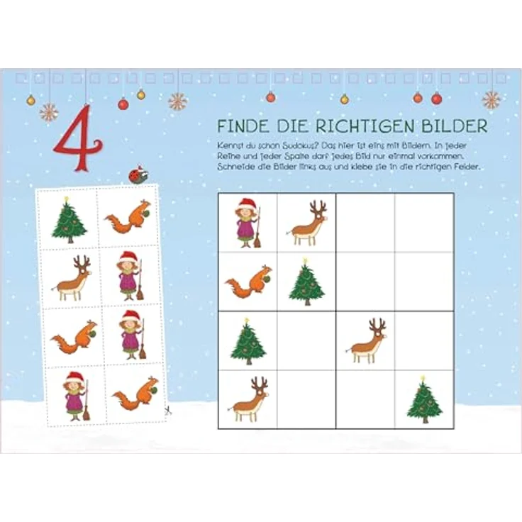 Sonstige Verlage Petronella Apfelmus - Wichtel-Adventskalender mit 24 Mitmach-Abenteuern für Kinder ab 6 Jahren – Bild 5