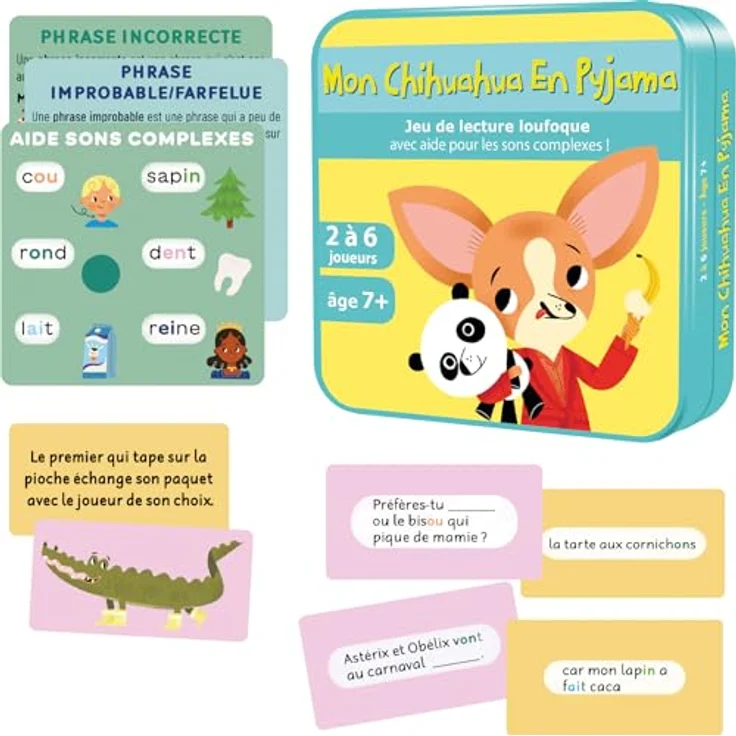 Asmodée Lernspiel Mon chihuahua, interaktives Sprachspiel für Kinder ab 4 Jahren, Französisch – Bild 4