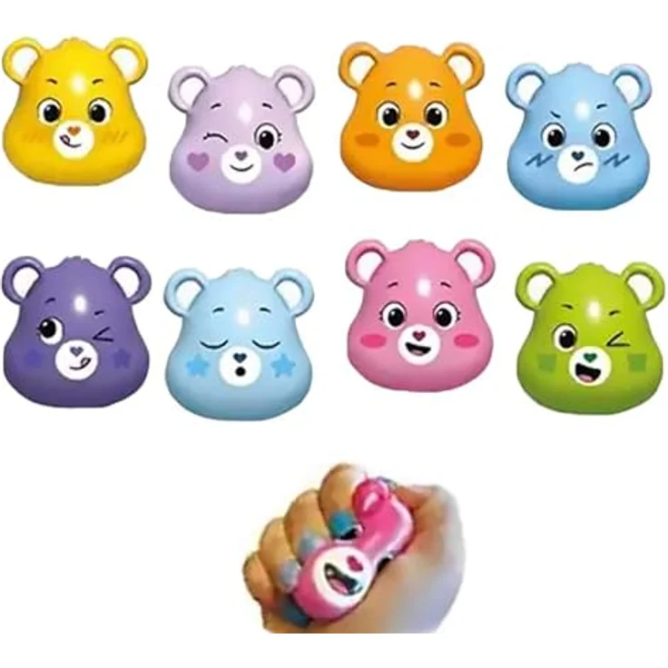 BEMIRO Cool Things Care Bears Squish'em, Sammel-Duftfiguren in Überraschungskapsel, 8 verschiedene Charaktere, weiche und duftende Figuren, 5 cm Größe – Bild 2