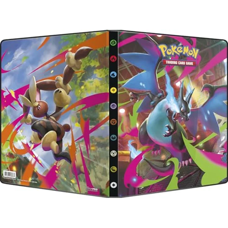 Asmodee Ultra Pro Pokémon Mega-Evolution: Fantasy Flames (ME02), Sammelkartenfach für 252 Karten, Zubehör für Brettspiele – Bild 4