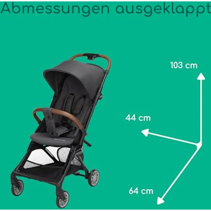 Bebeconfort Zephir, kompakter Kinder-Buggy für 0–4 Jahre, bis 22 kg, kabinentauglich und superleicht für Reisen mit Neugeborenen – Bild 9