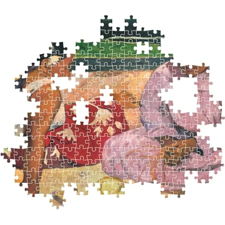 Clementoni Puzzle Museum Collection 1000 Teile, Gauguin Frauen aus Tahiti, 70 x 50 cm, anspruchsvolles Puzzle für Erwachsene – Bild 5