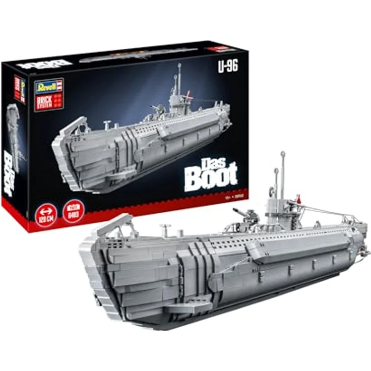 Revell U-Boot Das Boot - Modellbausatzt mit 6.483 Teilen, detailgetreue Umsetzung, inklusive Filmplakat – Bild 1