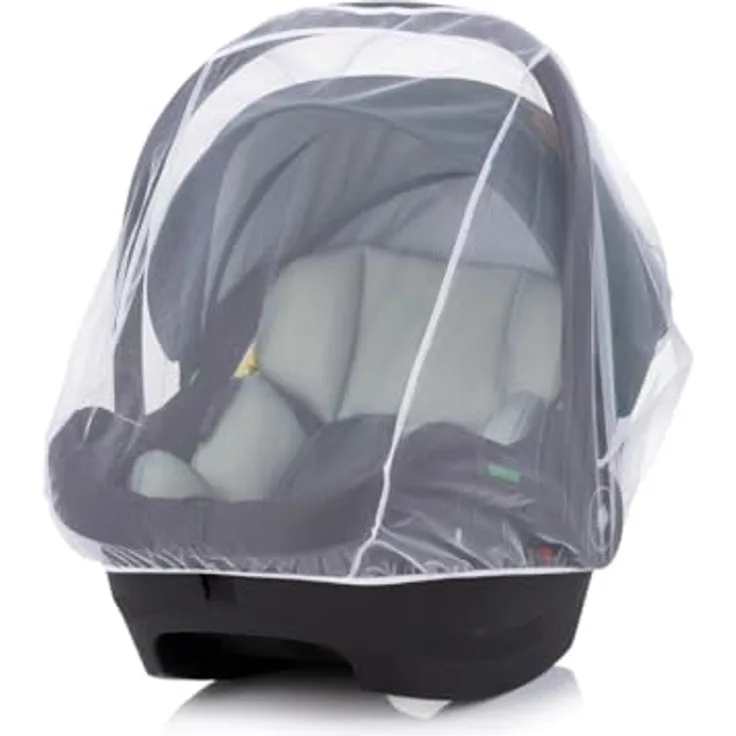 Chipolino Moskitonetz für Babyschale, universal passend, schützt vor Mücken und Insekten, weiß, atmungsaktiver Stoff
