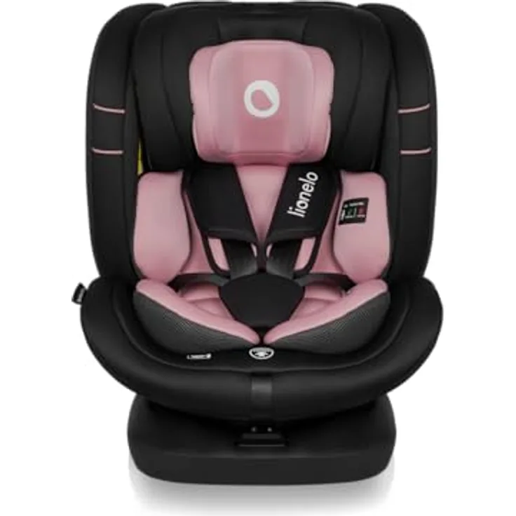 lionelo Autokindersitz BASTIAAN I-SIZE, i-Size / 0-36 kg / Isofix + Top Tether, ab Geburt bis 12 Jahre, schwarz