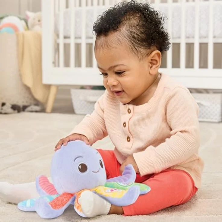 Vtech® Plüschfigur Vtech Baby Babys Plüsch-Oktopus, mit Licht und Sound, interaktiver Meeresbewohner, bunte Tentakel, 3 Spielmodi – Bild 3