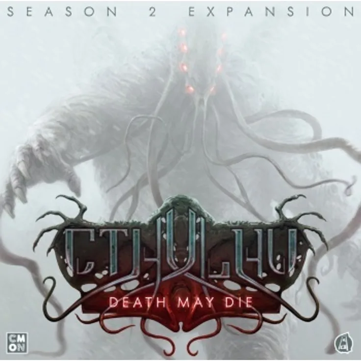CMON Cthulhu: Death May Die Season 2 Expansion, Erweiterung für Brettspiel mit 10 Ermittlern, 17 Monstern und 6 neuen Episoden