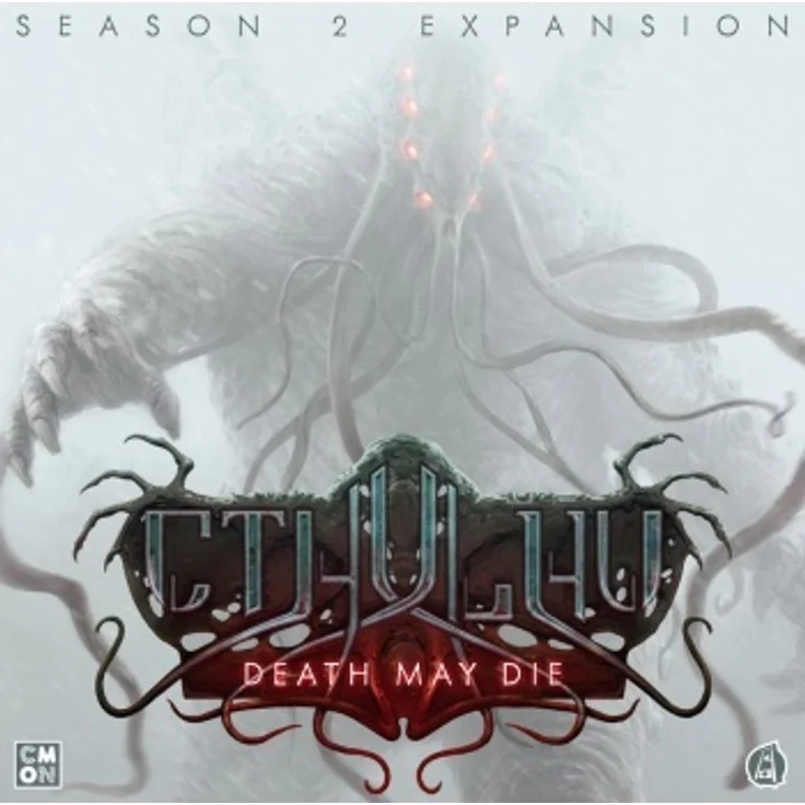 CMON Cthulhu: Death May Die Season 2 Expansion, Erweiterung für Brettspiel mit 10 Ermittlern, 17 Monstern und 6 neuen Episoden