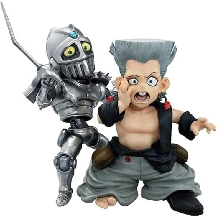 Ichibansho Ichibansho Actionfigur Polnareff & Kid Chariot, 8 cm, Mehrfarbig, PVC Sammlerfigur aus JoJo's Bizarre Adventure: Stardust Crusaders, ideal für Anime-Fans – Bild 1