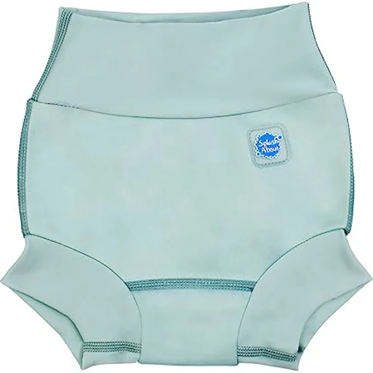 Splash About Baby-Mädchen Happy Schwimmwindel and Toddler Swim Nappy, Pistachio, 0-3 Monate