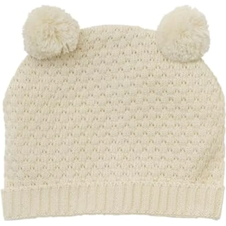 Heless Puppenstrickset, 2-teiliges Set aus 100 % Bio-Baumwolle, beige – Bild 2