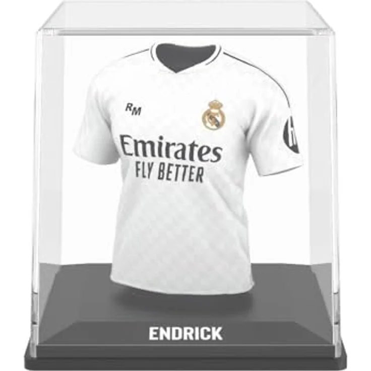 Banbotoys Real Madrid Endrick Mini-T-Shirt-Figur, 9,5 cm hoch, umweltfreundliche Materialien – Bild 1