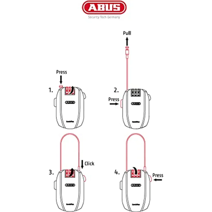 Abus Combiflex™ Rest 105 - black. – Bild 3