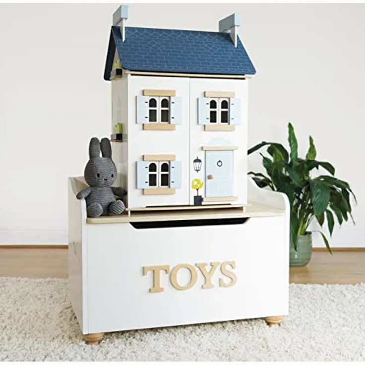 Le Toy Van - Wooden Dolls House - Sky Doll House - Kids Dolls House - 2 Storey Dolls House with Attic - Wooden Summer House - Fill with Dollhouse Accessories - Suitable for Ages 3+ – Bild 4