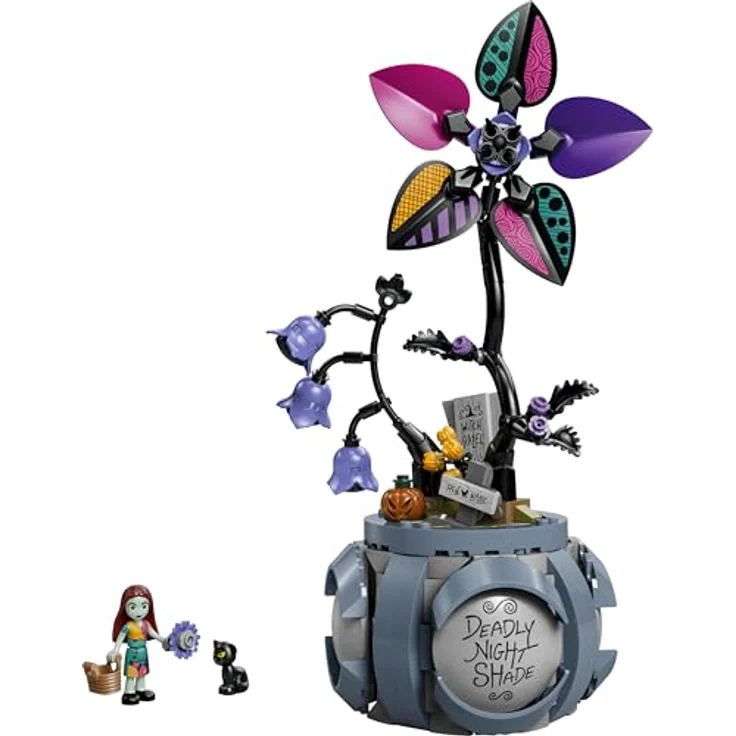 LEGO Disney Sallys Blumentopf (43288), 346-teiliges Bastelset für Kinder ab 9 Jahren, Höhe 27 cm, mit dekorativen Kunstblumen und internen Szenen aus "The Nightmare Before Christmas" – Bild 11